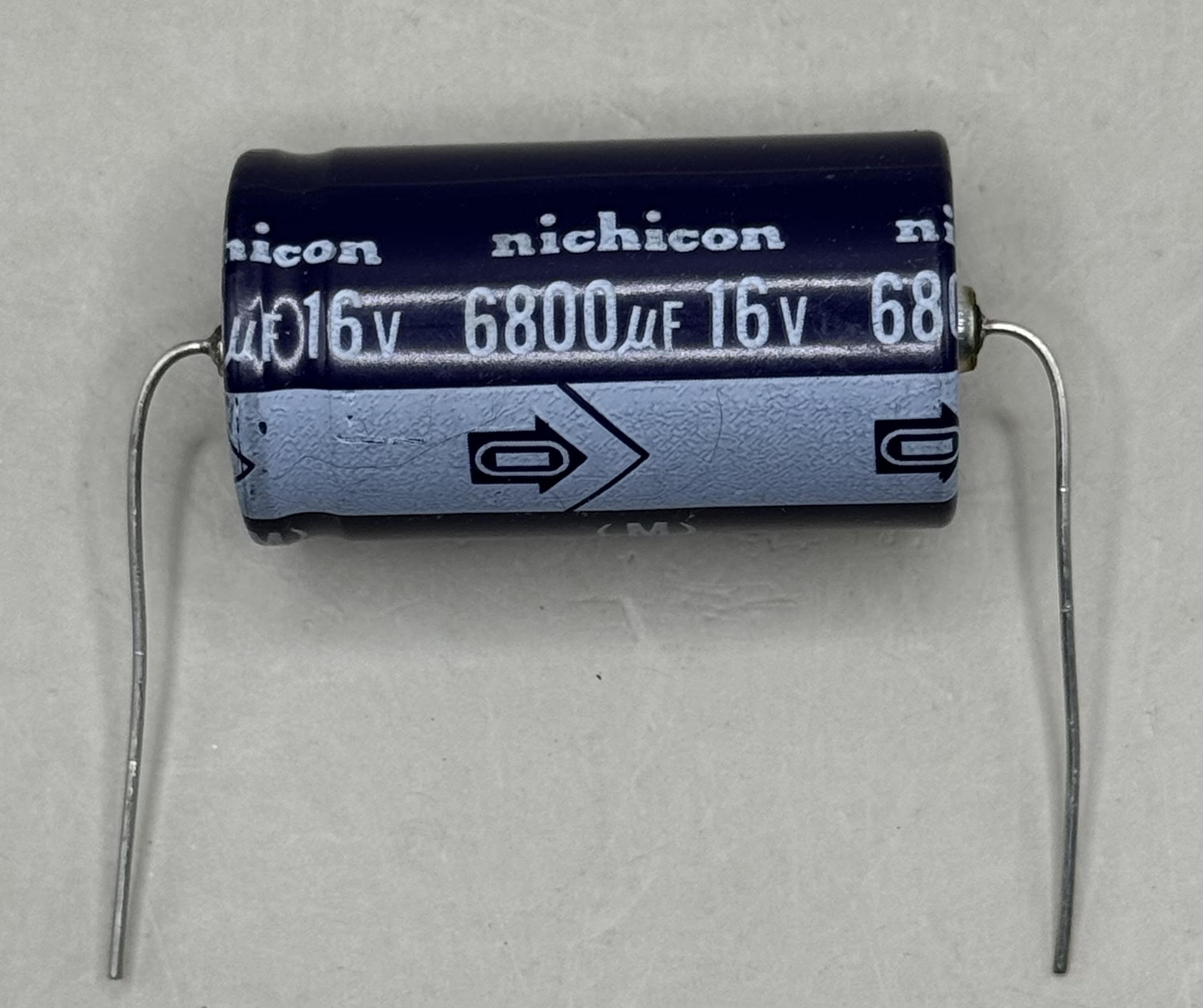 Nichicon 6800uf 16v Capacitor , Axial Leads (M) N8320 - EcoTech Solutions Inc.
