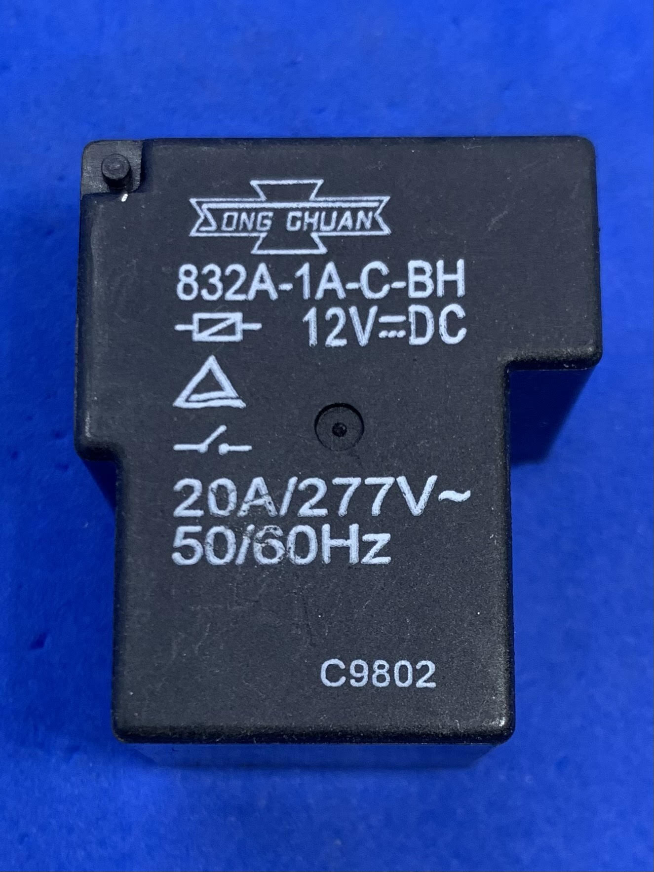 1pc Song Chuan 832A-1A-C-BH 12VDC RELAY