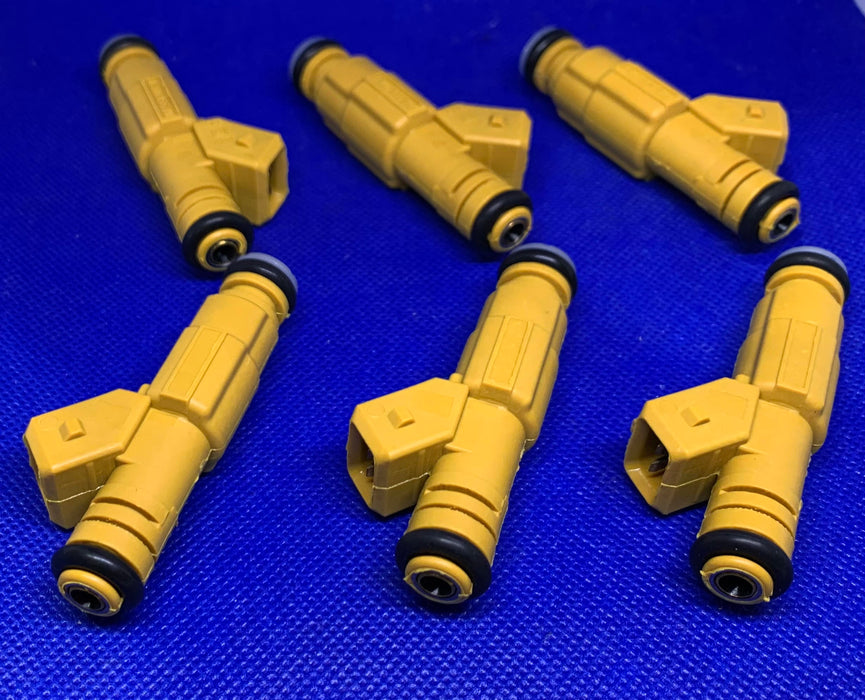 6 Genuine Fuel Injectors For 87-98 JEEP Cherokee 4.0 0280155710 EV1 4 hole