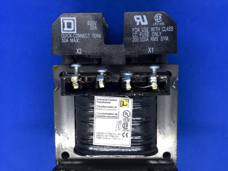 Square D 9070Tf100D1 Fused Tfmr