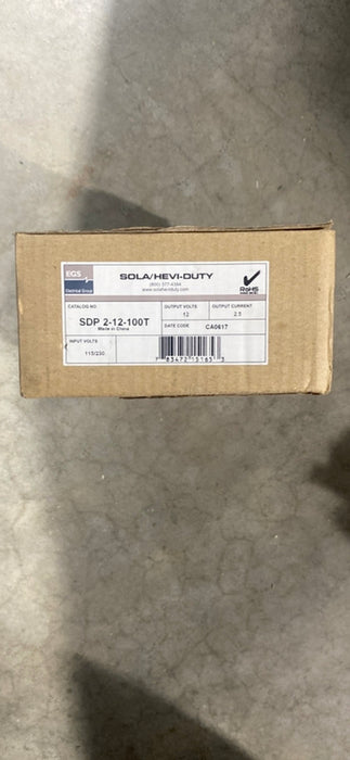 Sola/Hevi-Duty Power Supply SDP-2-12-100T 12 VDC / 2.5A