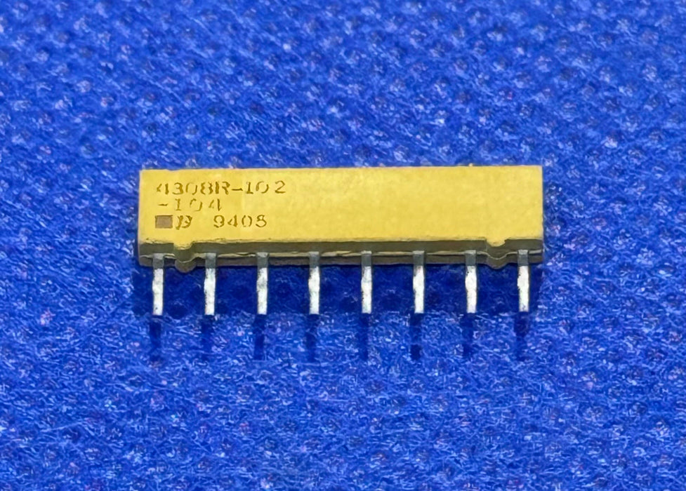 1pc Bombardier 404P124H19 Bourns 4308R-102-104 Resistor Networks