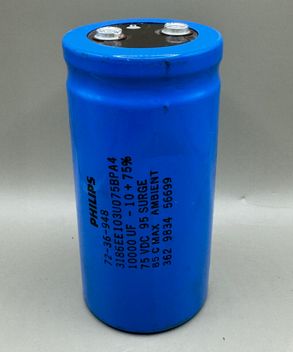 PHILIPS 3186EE103U075BPA4 Elecrolytic Capacitor 10000Uf 75 VDC