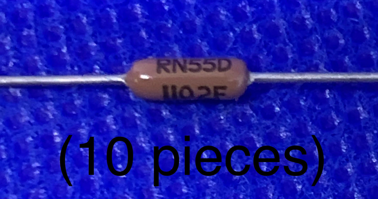 10pc DALE RN55D1102F METAL FILM RESISTOR 9247J 110K OHM 1%