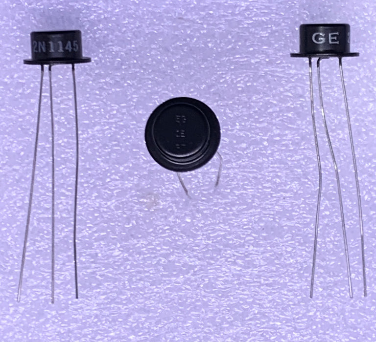 3 piece, GE 2N1145 (same as NTE160) RF Transistor PNP -16V 700MHZ TO-72 3PINS