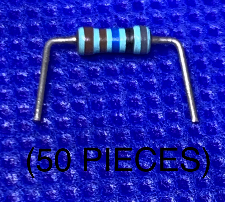 50pc Resistors 116 Ohms +/- .05% 1/4W