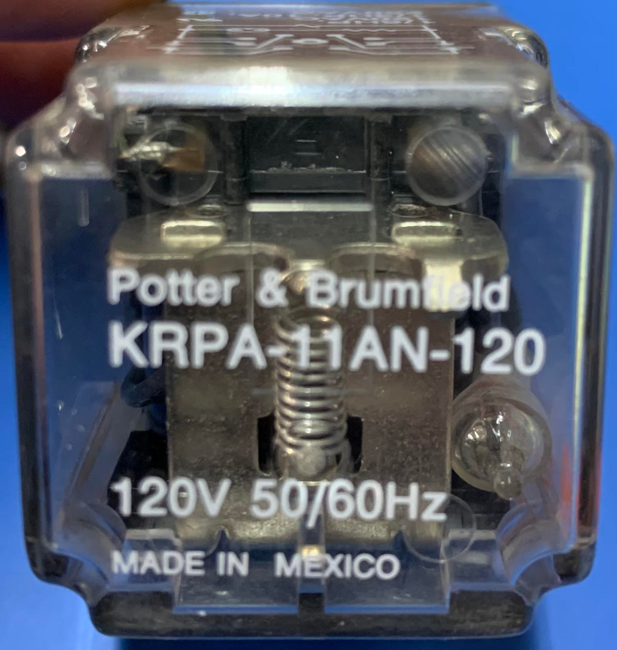 POTTER AND BRUMFIELD KRPA11AN120 GENERAL PURPOSE RELAY — EcoTech