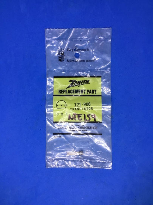 ZENITH replacement part 121-986 transistor (NTE 159) - EcoTech Solutions Inc.