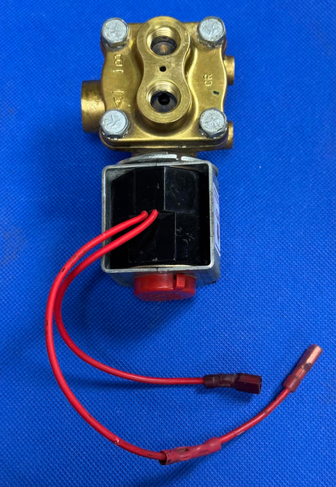 Válvula solenoide de 4 vías ASCO Cat. N.° 21011, puertos de 1/4", 20 W, 120 V, aire seco, 125 PSI