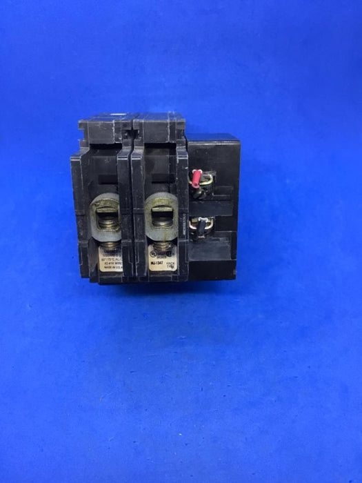 SQUARE D TYPE QOU MJ-1347 2 POLE 40 AMP 120/240V SHUNT TRIP CIRCUIT BREAKER