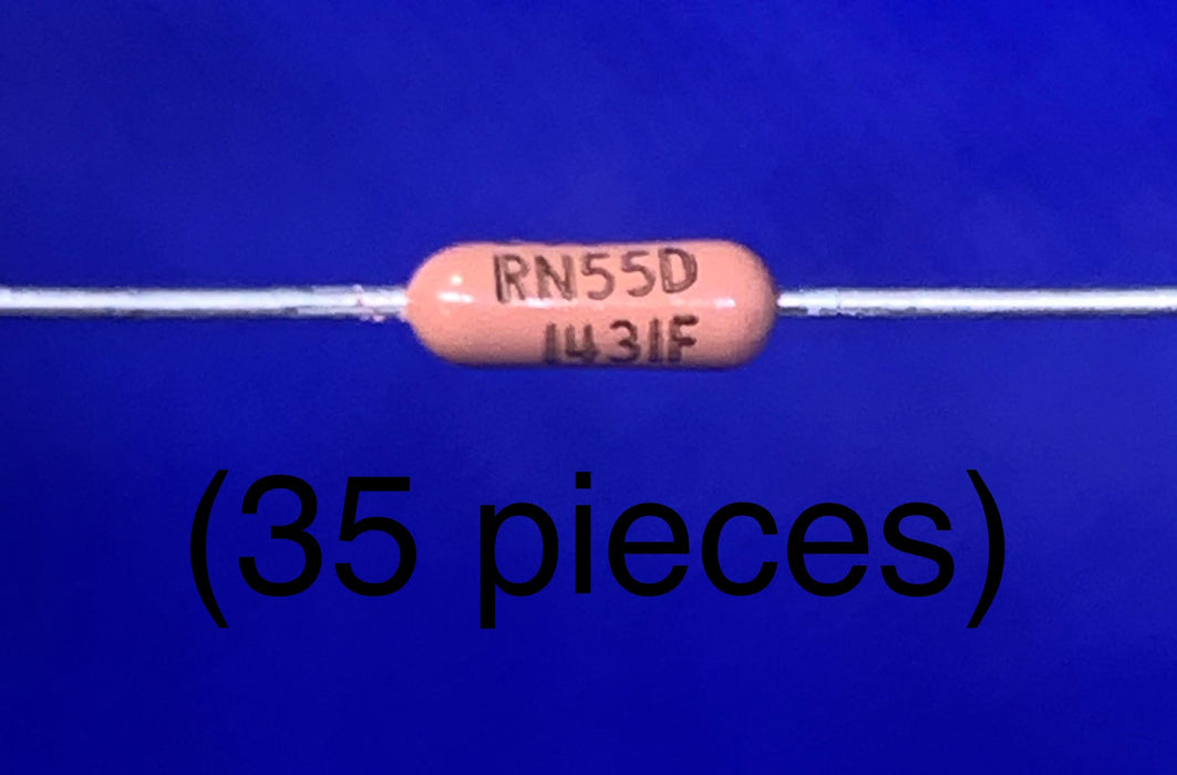 35pc Dale RN55D1431F Metal Film Resistor