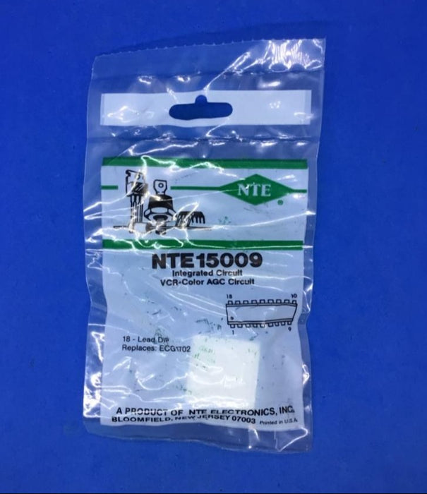 NTE15009 VCR-COLOR AGC INTEGRATED CIRCUIT-REPLACES ECG1702