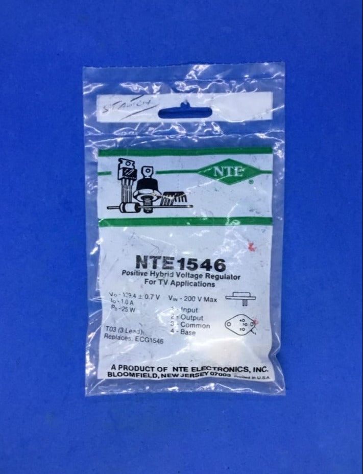 NTE1546 Positive Hybrid Voltage Regulator For TV Applications