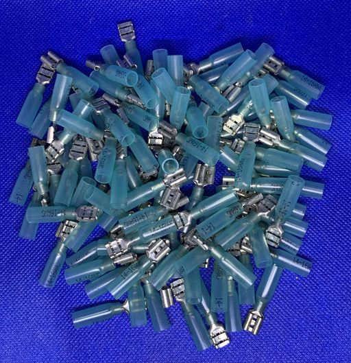 100pc HDT40180 Heat Shrink Quick Disconnect Female .250 Tab Width 16 to 14 AWG - EcoTech Solutions Inc.