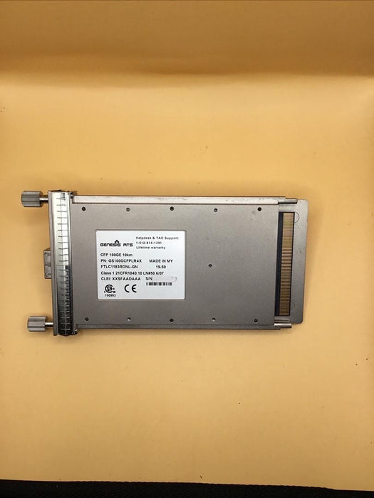 GENESIS ATS GS100GCFPLR4X XXSFAAD AAA CFP 100GE 10KM TRANCEIVER MODULE