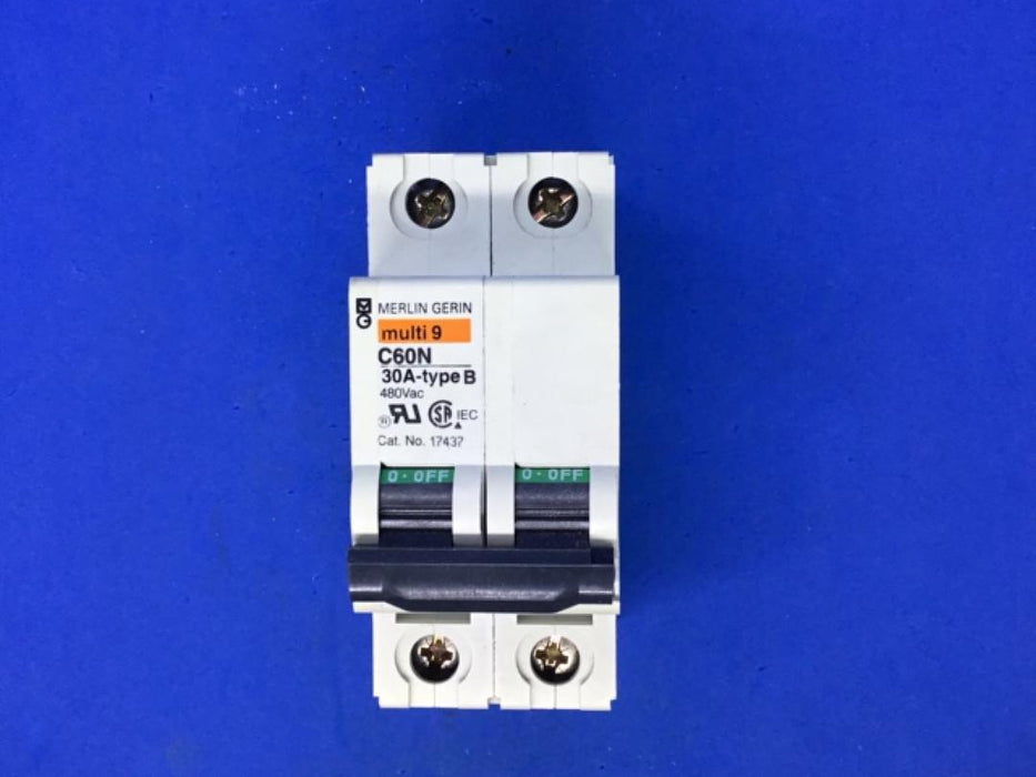 Schneider Electric/Merlin Gerin C60N Multi9 30A Type B 17437 Circuit Breaker