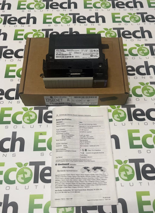 Allen Bradley 1756-ENET ControlLogix EtherNet Bridge Module 1756-ENET/A