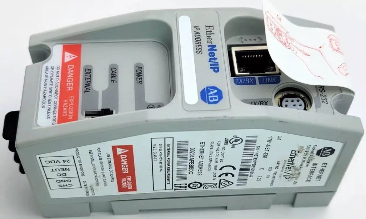 1761-NET-ENI Allen Bradley MicroLogix/CompactLogix