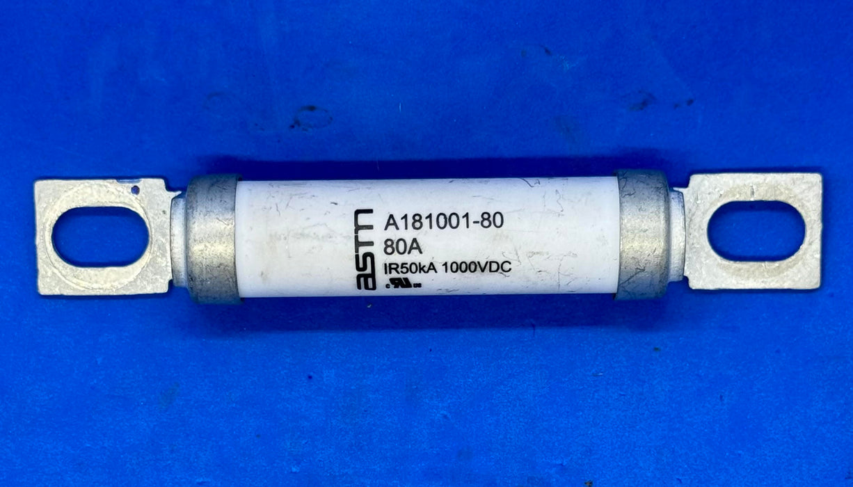 ASTM A181001 SERIES 80A 1000VDC FAST ACTING DC FUSE