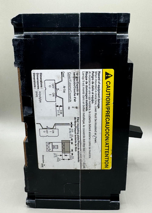 SQUARE D FAL24100 Molded Case Circuit Breaker 2 Pole 100 Amp