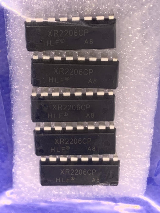 5PCS XR2206CP IC 1 FUNC 1MHZ BIPOLAR PDIP16