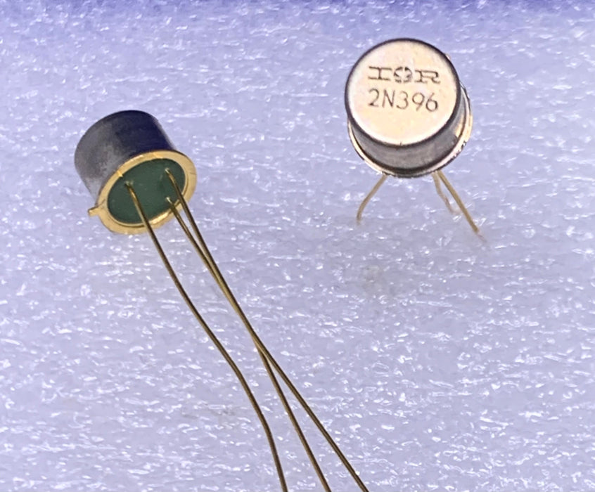 2 piece IR 2N396 Transistor GE PNP 0.15W 0.2A 4MHZ TO-5 3PIN