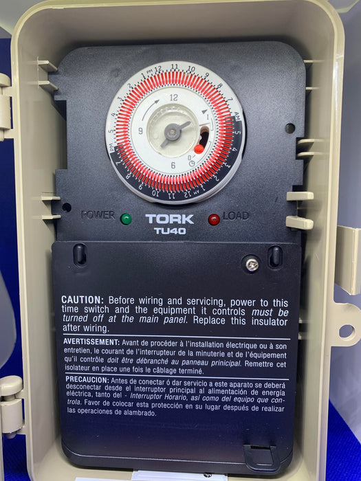 TU40 ELECTROMECHANICAL TIMER 40 AMPS UNIVERSAL MULTI VOLT