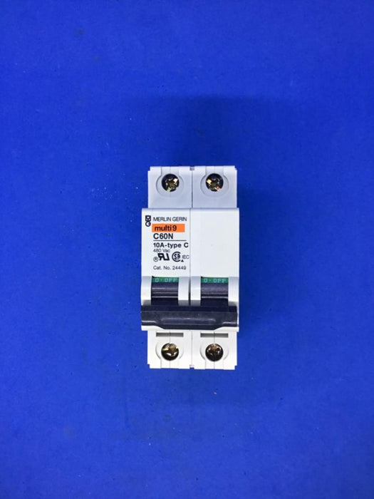 Schneider Electric/Merlin Gerin C60N Multi9 10A Type c 24449 Circuit Breaker