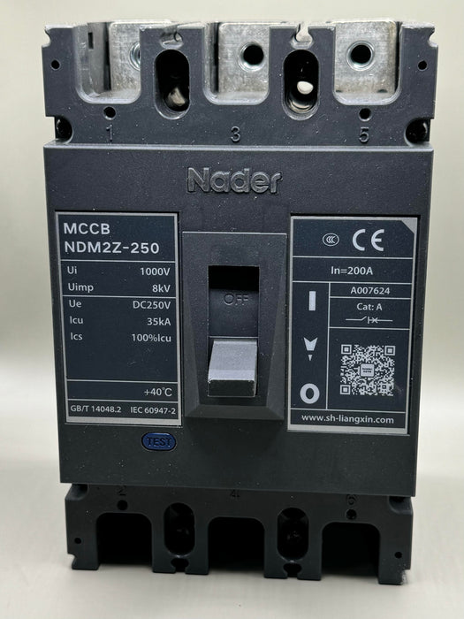 Nader MCCB NDM2Z-250 Circuit Breaker