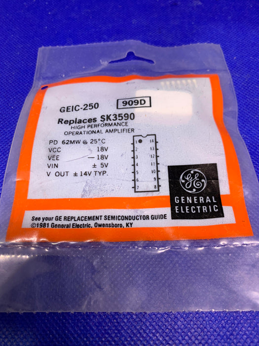 GEIC-250 (replaces SK3590) High Performance Operational Amplifier 14-DIP