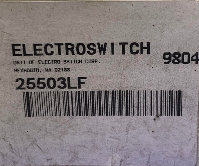 ELECTROSWITCH 25503LF 7.5A 125VAC 12 POSITION