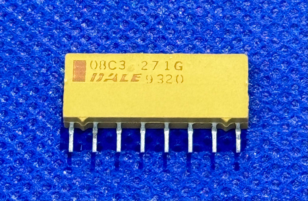 1pc MSP08C-03-271G RESISTOR,NETWORK,FILM,ISOLATED,1.3W,THROUGH HOLE MOUNT