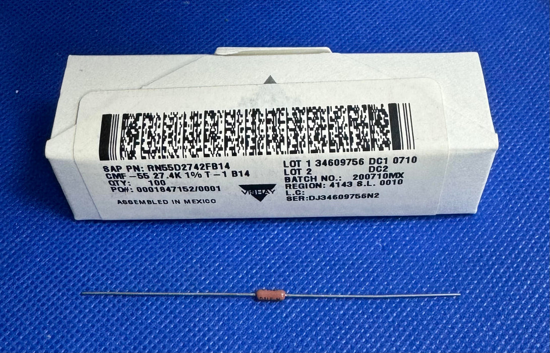 20pc Vishay RN55D2742FB14 CMF-55 27. 4K 1% T—1 B14 Resistor