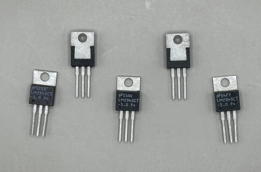 5pc LM2940CT-5.0 FIXED POSITIVE LDO REGULATOR