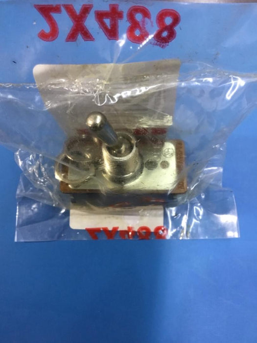 CARLING TECHNOLOGIES Toggle Switch: DPST, 4 Connections, On/Off, 16A @ 125V AC/8A @ 250V AC 2X488