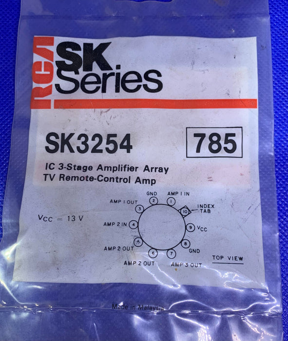 RCA SK3254 (NTE785) INTEGRATED CIRCUIT