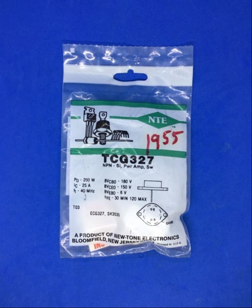 New Tone Electronics NTE TCG327 NPN Si Power Amp Sw (ECG327, Sk3535) - EcoTech Solutions Inc.