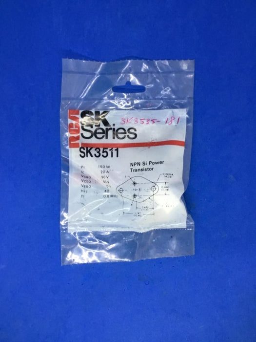 RCA SK3511 NPN Si Power Transistor