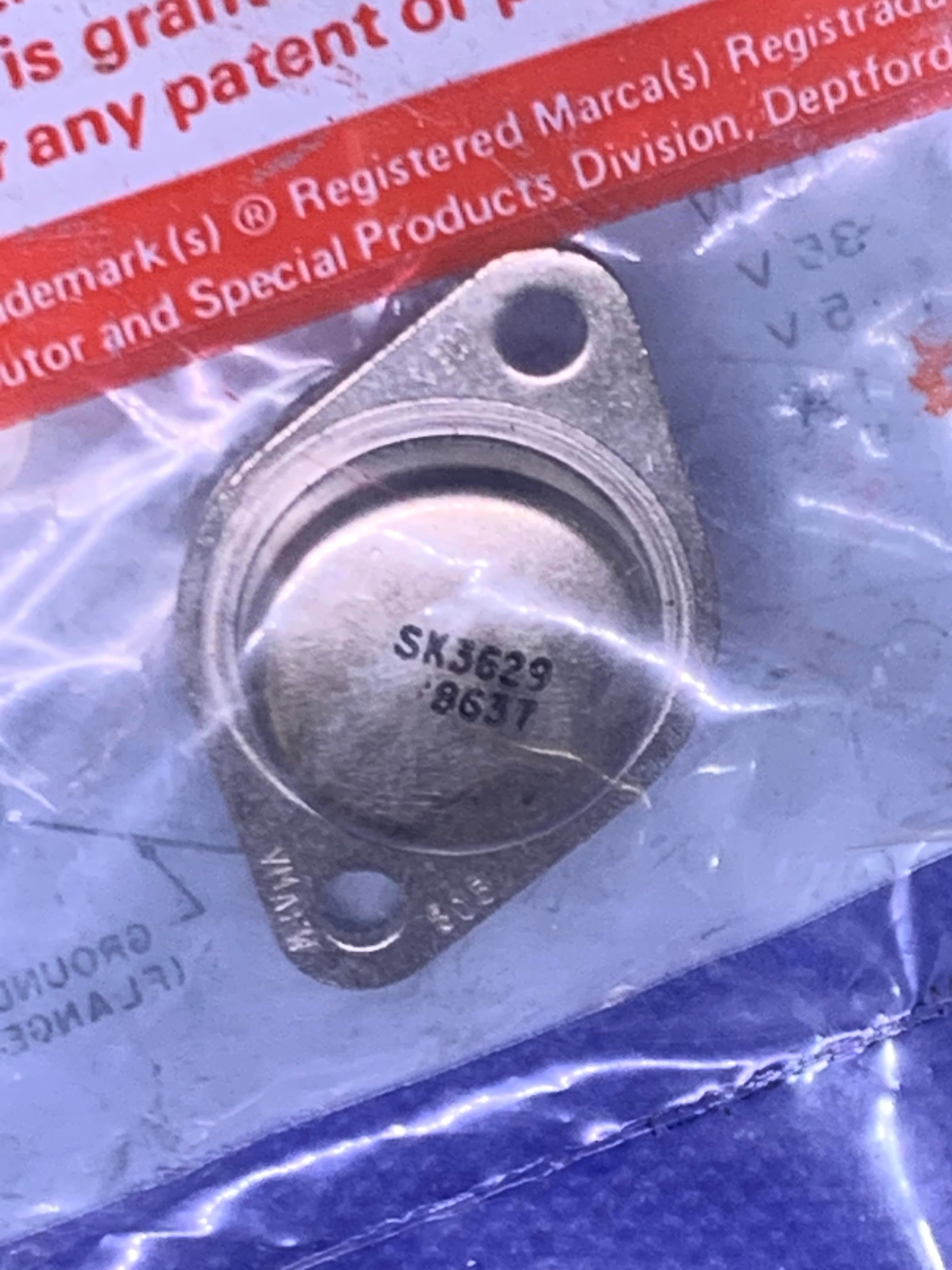 RCA SK3629 IC VOLTAGE REGULATOR 15W 35V 5V 1AMP