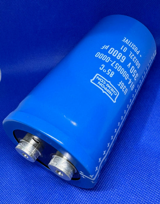 NIPPON CHEMI-CON U36F Aluminium Electrolytic Capacitors 350v 6800uf POSITIVE