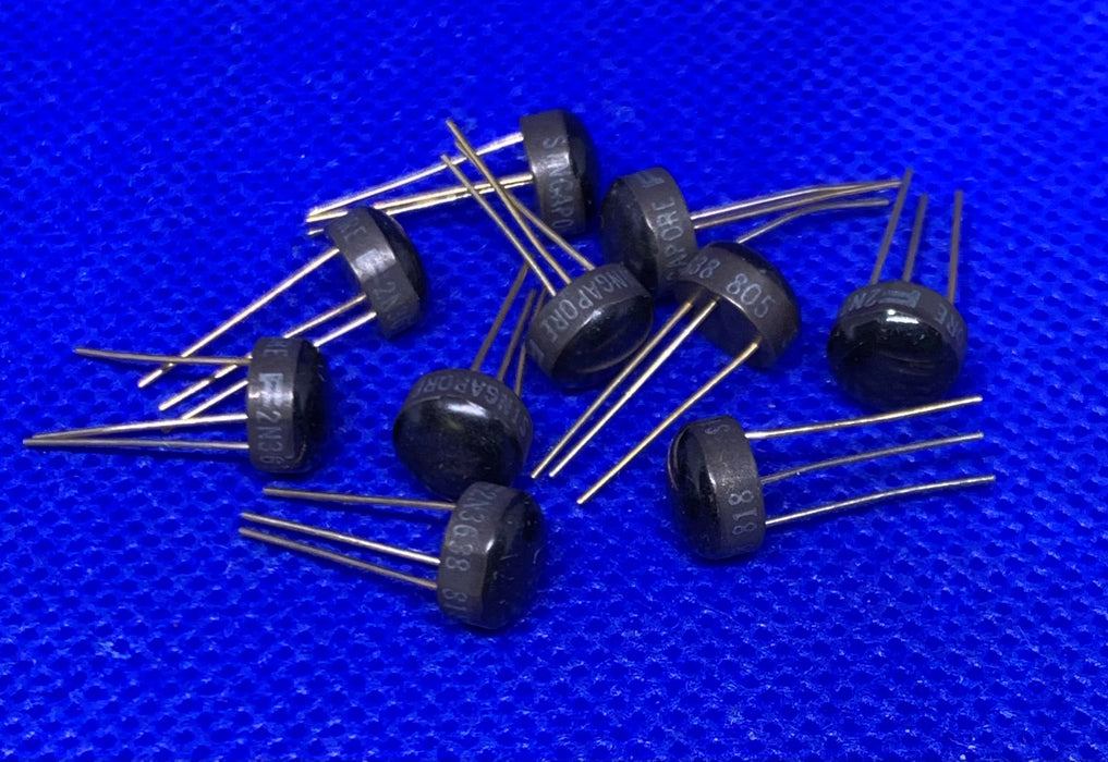 10 piece lot Fairchild 2N3638 Transistor PNP Silicon 500MA TO-105