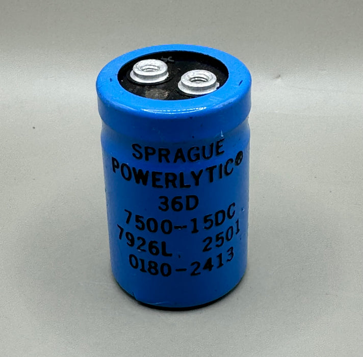 SPRAGUE POWERLYTIC Capacitor 36D 7500-15DC