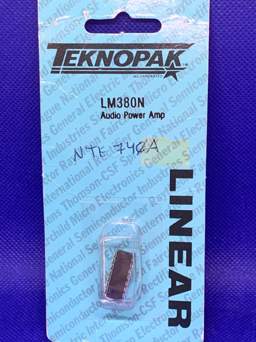 TEKNOPAK LM380N Audio Power Amp DIP-14 (replaces NTE740A)