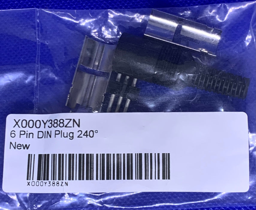 6Pin DIN Male Inline Plug Connector (X000Y388ZN) PAN-DIN-46000-6P