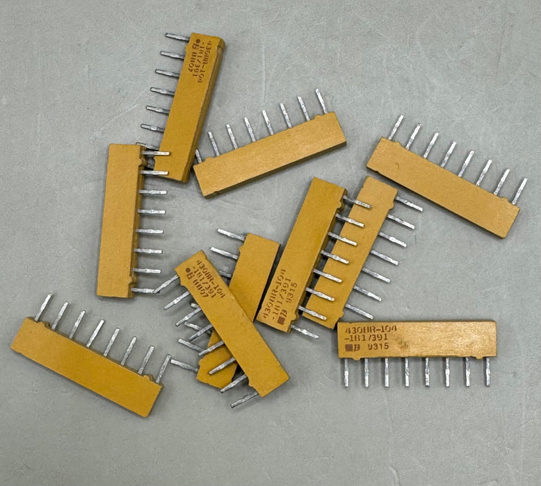 10pcs 4308R-104-181/391 Resistor Networks & Arrays 180 Ohm/390 Ohm 2% 1W +/-100p