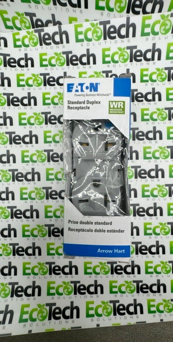 Eaton Wiring Devices WR5462GY Recp WR Dup 20A 250V 2P3W Str Compact GY