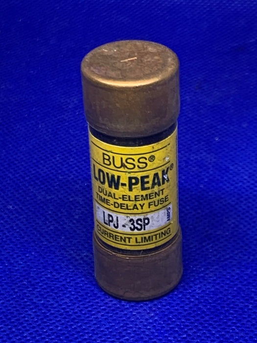 BUSSMAN LOW-PEAK DUAL ELEMENT TIME DELAY FUSE LPJ-3SP 600VAC