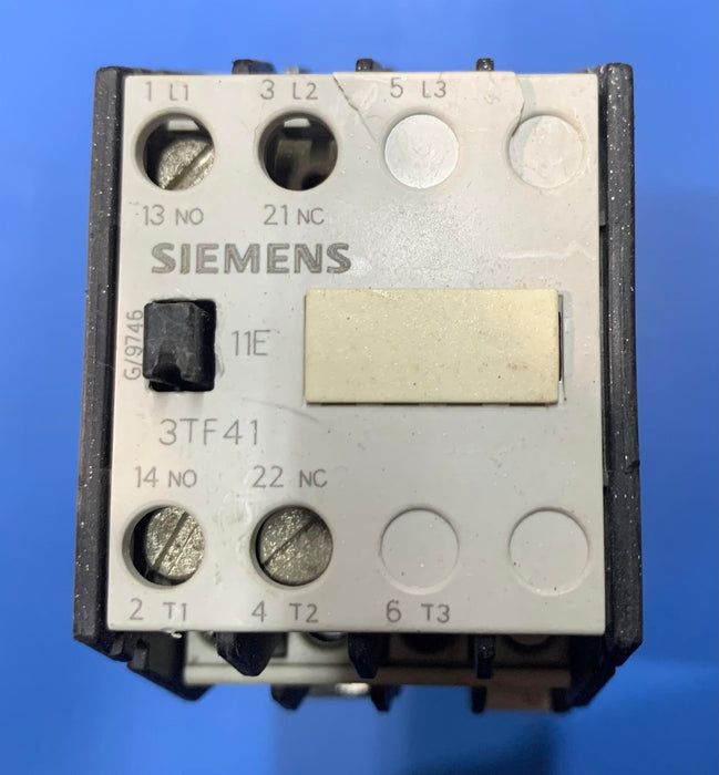 Siemens 3TF4111-0BB4 contactor 24V 0.8-1.2 DC 1S+1Ö/1NO+1NC