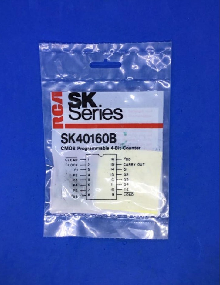RCA SK40160B - Synchronous Programmable 4-Bit Counters 16-Lead DIP CMO