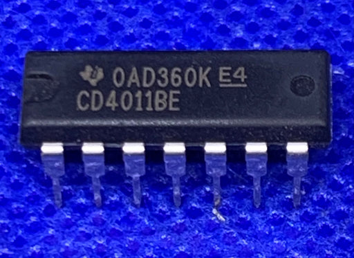 10pc CD4011BE IC 4 BIT 8 INPUT 4 OUTPUT 4 GATE THROUGH HOLE PDIP-14 - EcoTech Solutions Inc.